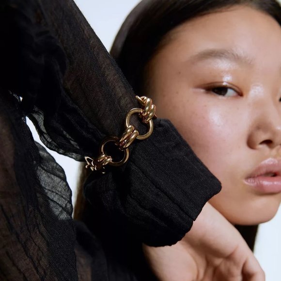 Paris&Pearle Jewelry - Estelle Chain Link Gold Bracelet